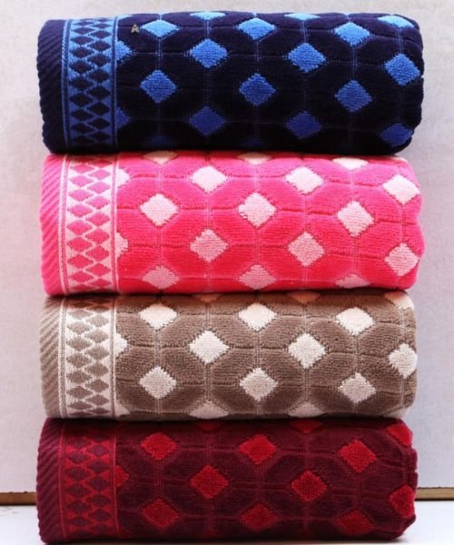 Yarn Dyed Jacquard Velour Towel Design 1